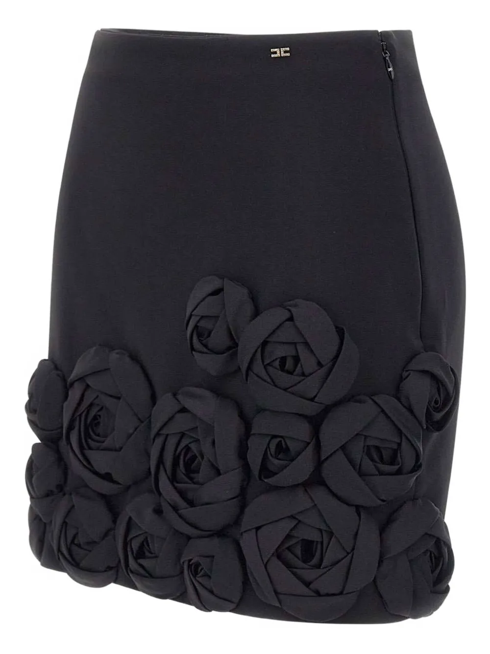 Elisabetta Franchi Mini-rok van crêpe Zwart