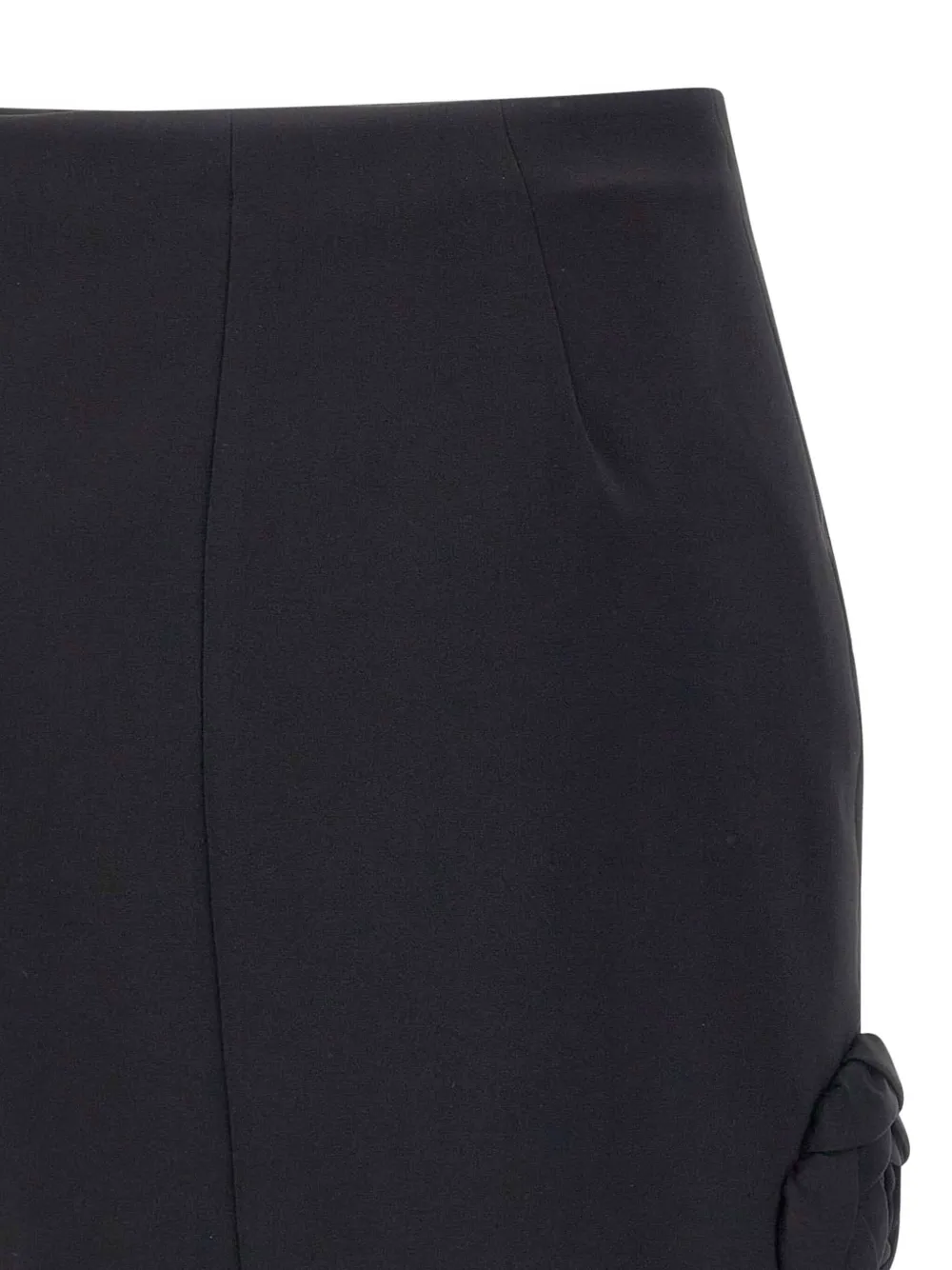 Elisabetta Franchi Mini-rok van crêpe Zwart