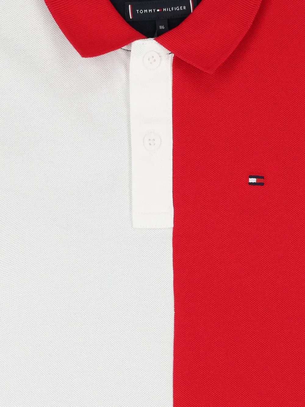 Tommy Hilfiger Junior Katoenen poloshirt Rood