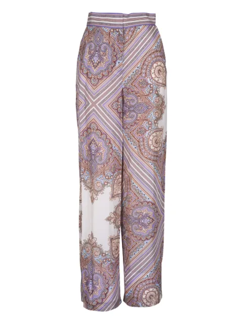 Veronica Beard paisley-print trousers
