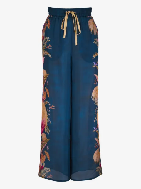 ZIMMERMANN floral-print trousers