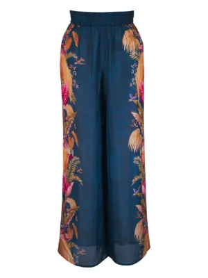 パンツ Zimmermann 3575PSS253 Trousers Blue Ascension Relaxed trousers Zimmermann - women