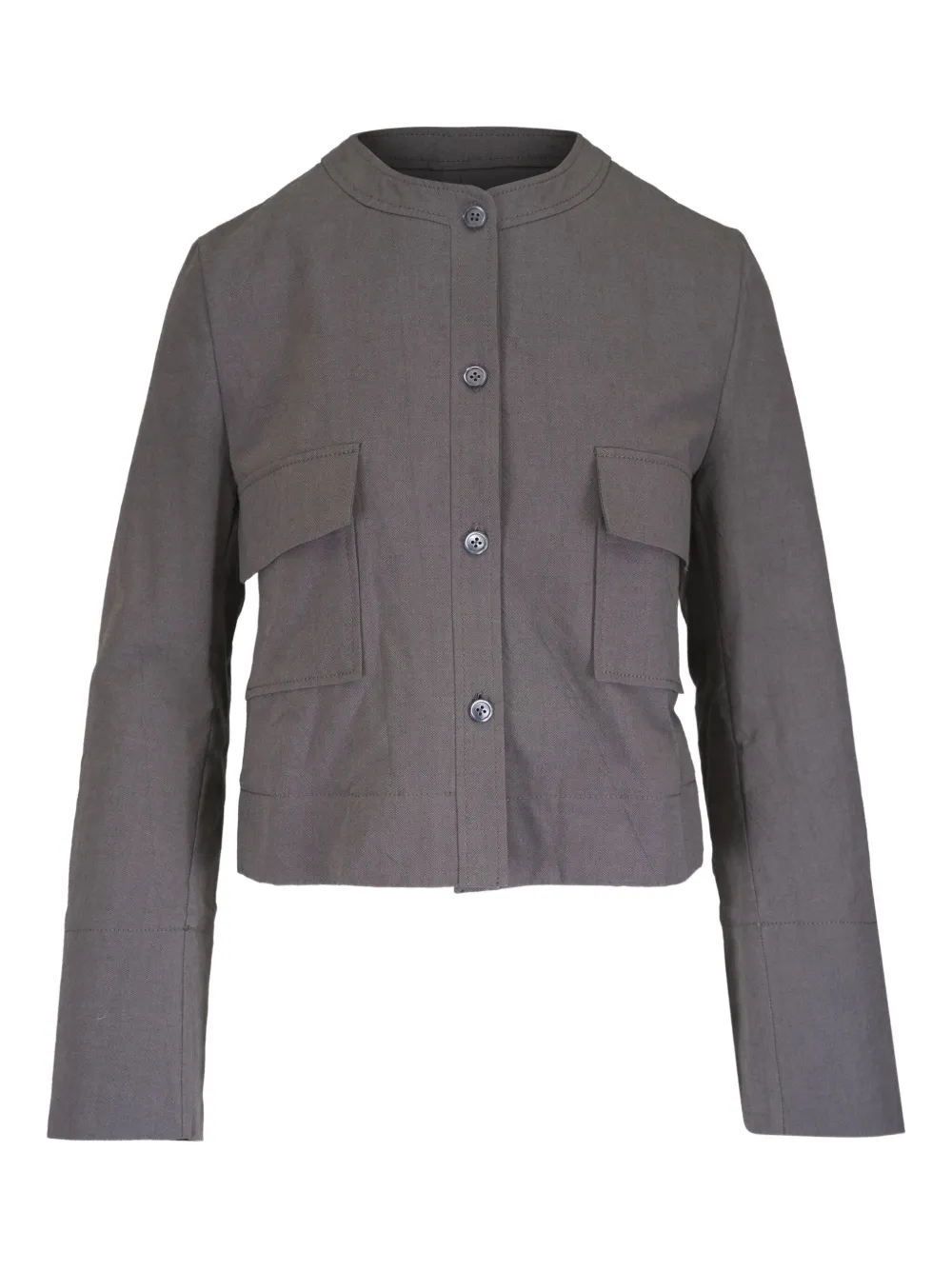 Odeeh collarless jacket | Grey | Image 1