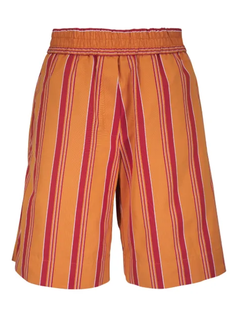 Odeeh striped high-waisted shorts