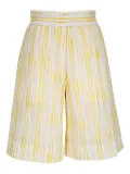 Odeeh striped shorts - Yellow