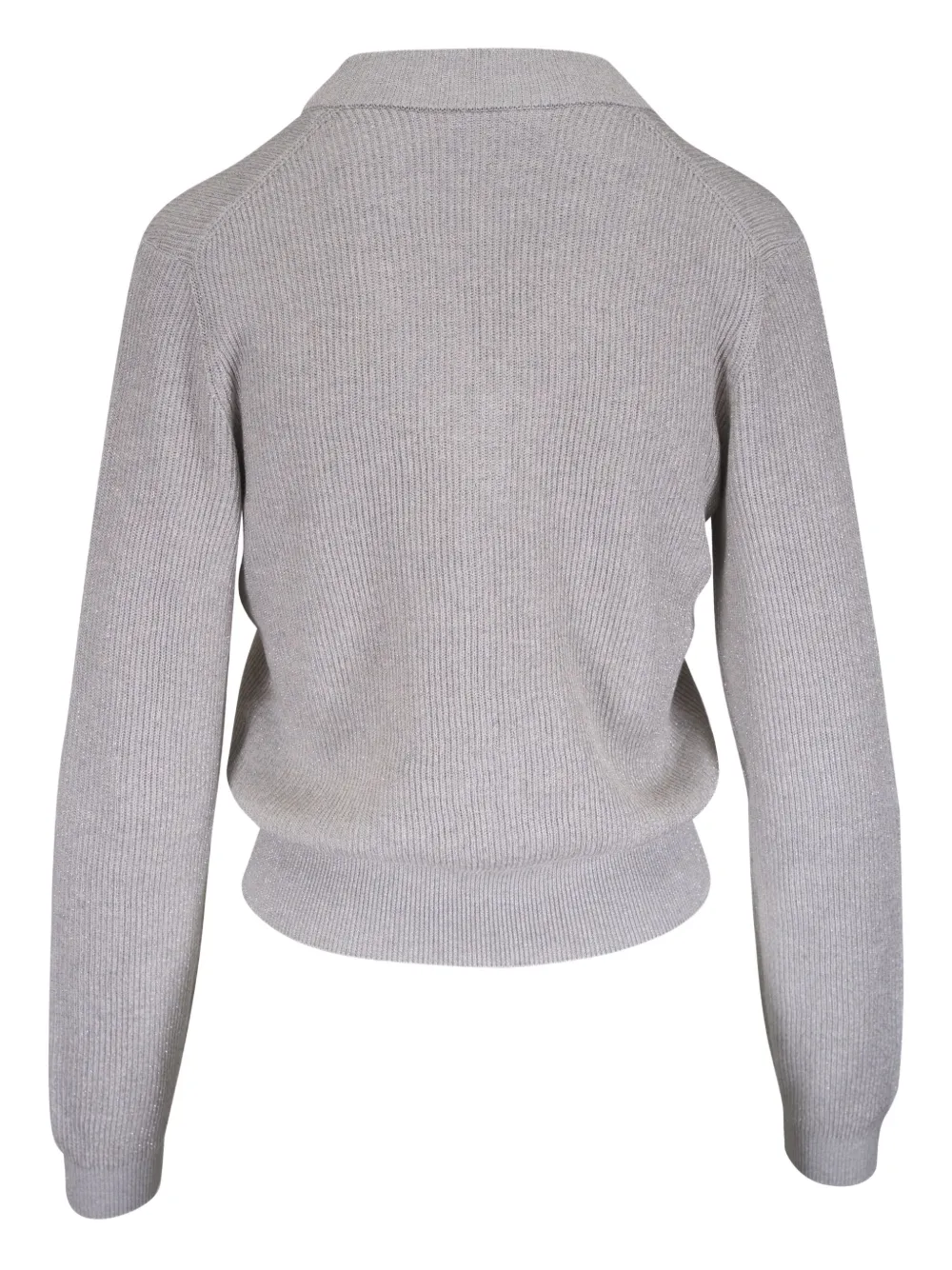 Brunello Cucinelli Trui met V-hals Grijs