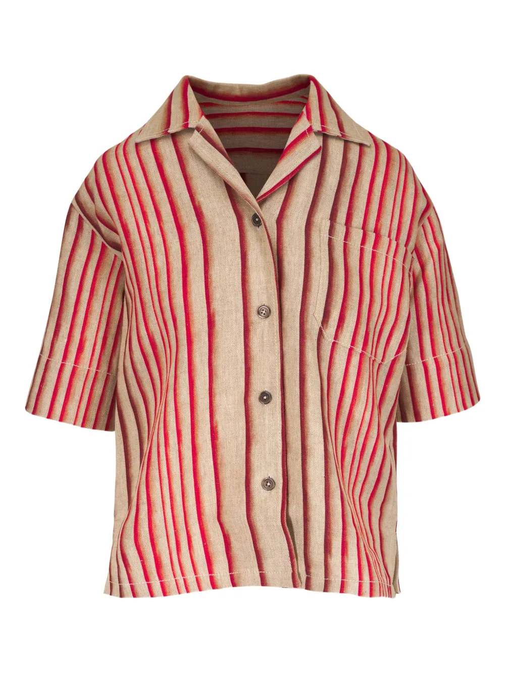 Odeeh camisa con rayas estampadas | neutro | Image 1