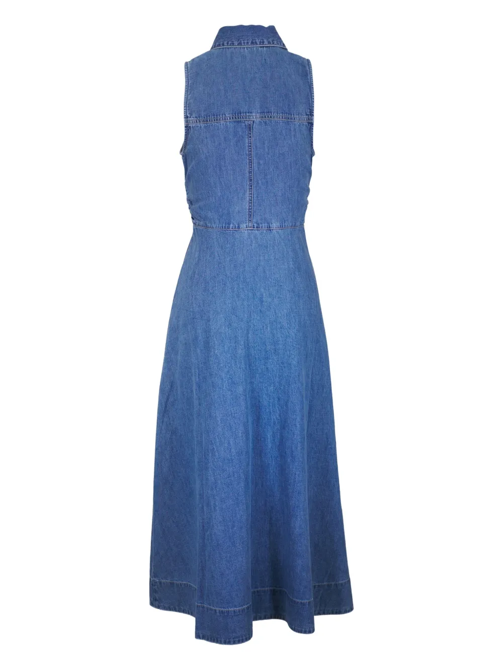 Veronica Beard denim maxi dress - Blauw