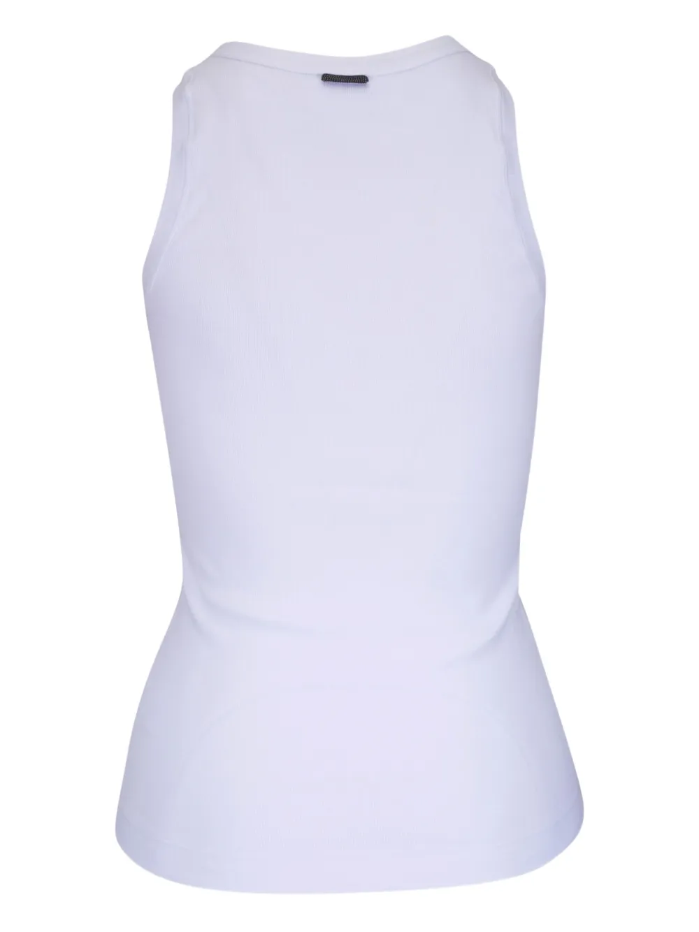 Brunello Cucinelli Getailleerde tanktop Wit