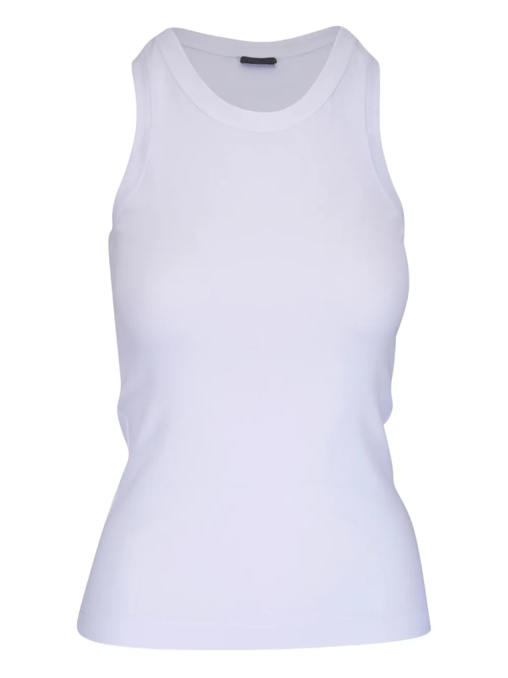 Brunello Cucinelli Getailleerde tanktop Wit