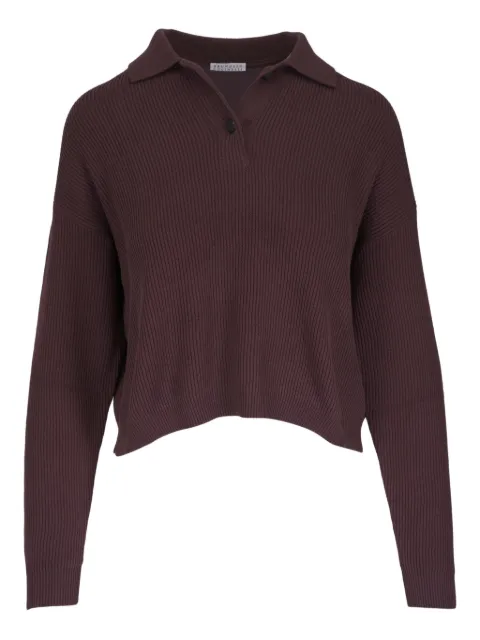Brunello Cucinelli ribbed-knit jumper