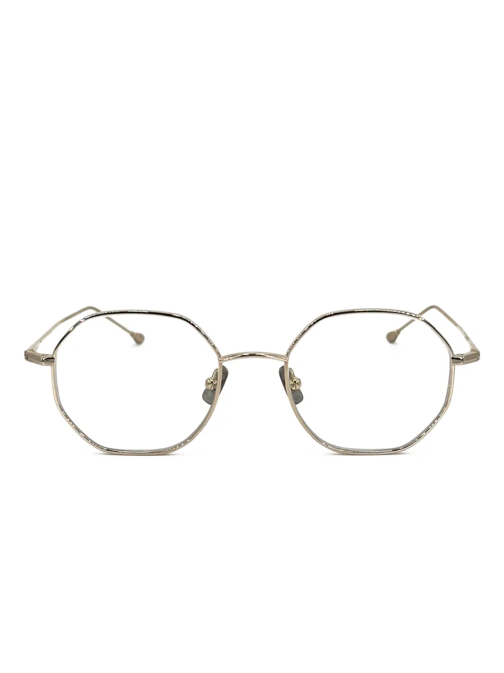 Peter & May Walk Sailor geometric metal-frame glasses | Gold | Image 1