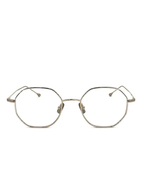 Peter & May Walk Sailor geometric metal-frame glasses