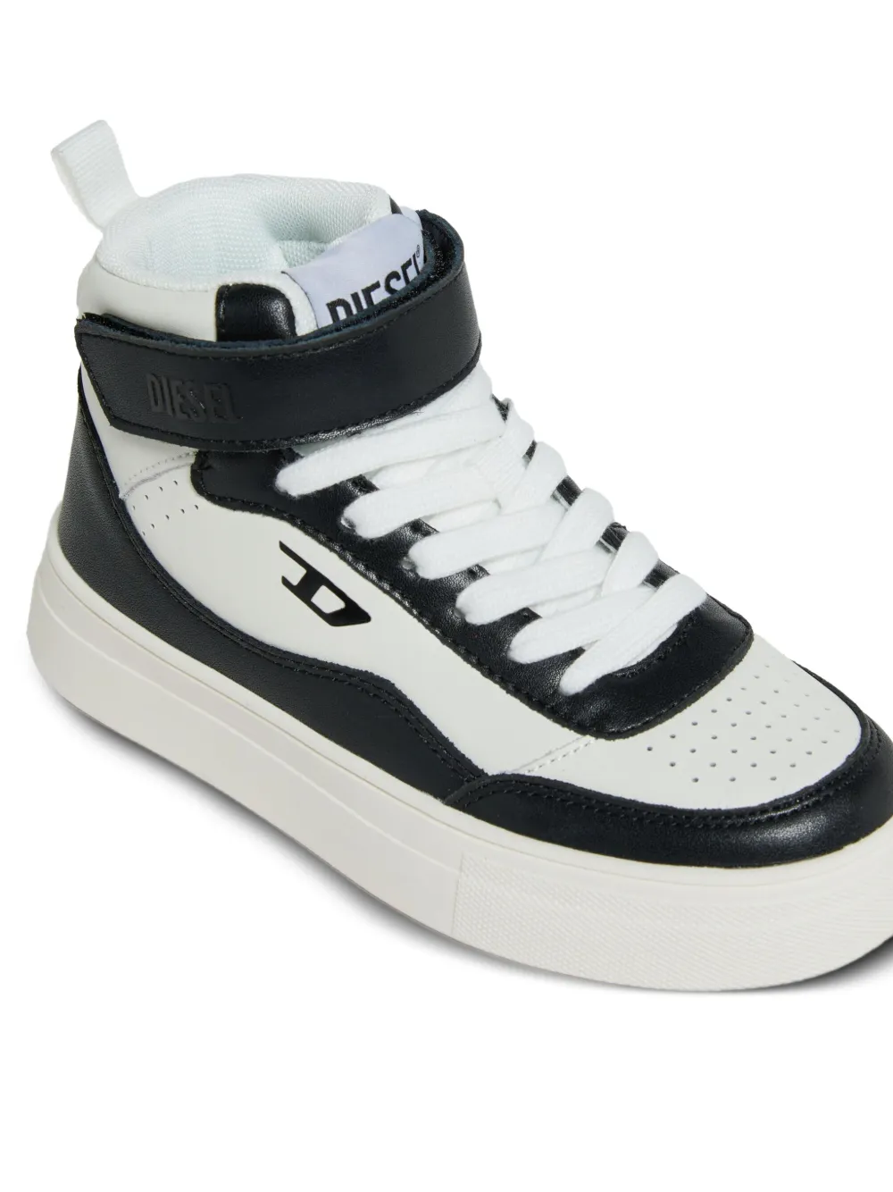 Diesel Kids Tracker D leren sneakers Wit