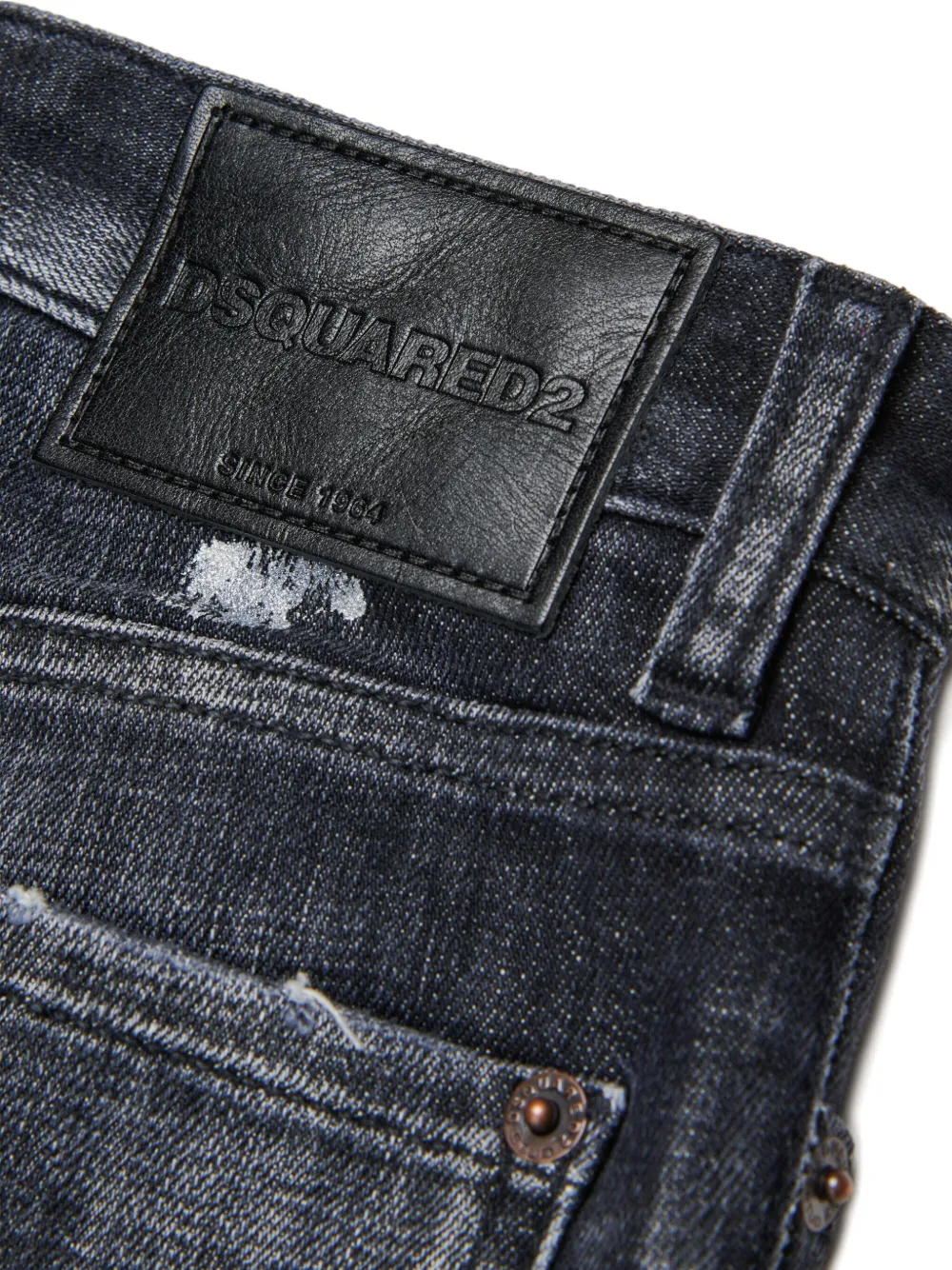 DSQUARED2 KIDS Katoenen jeans Zwart