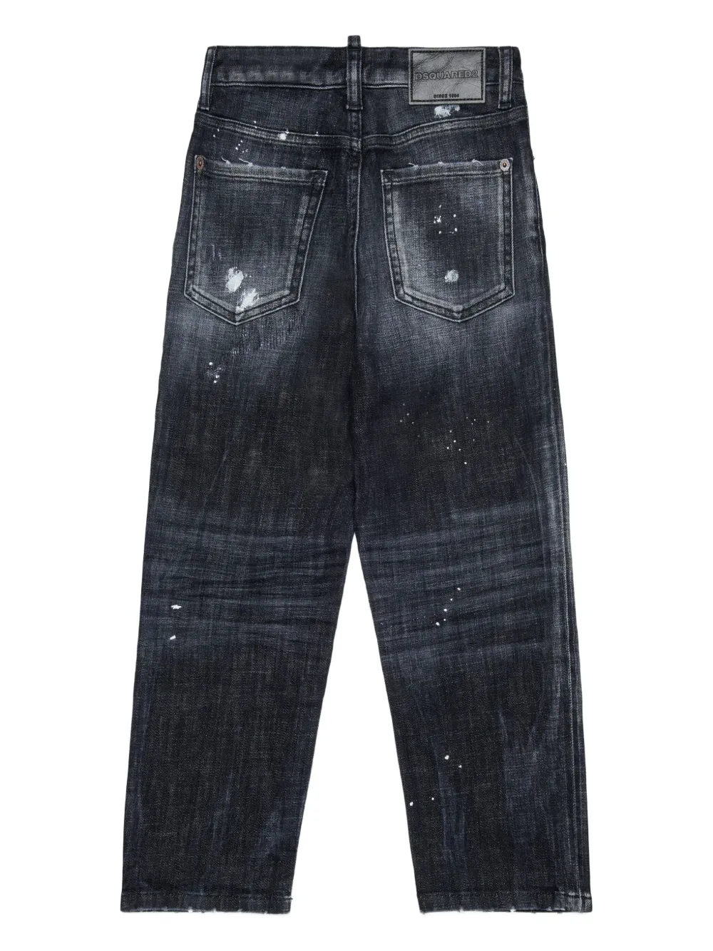 DSQUARED2 KIDS Katoenen jeans Zwart