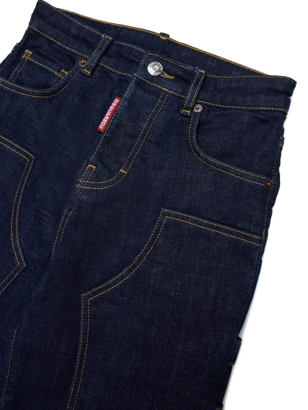 DSQUARED2 KIDS Jeans met wijde pijpen Blauw