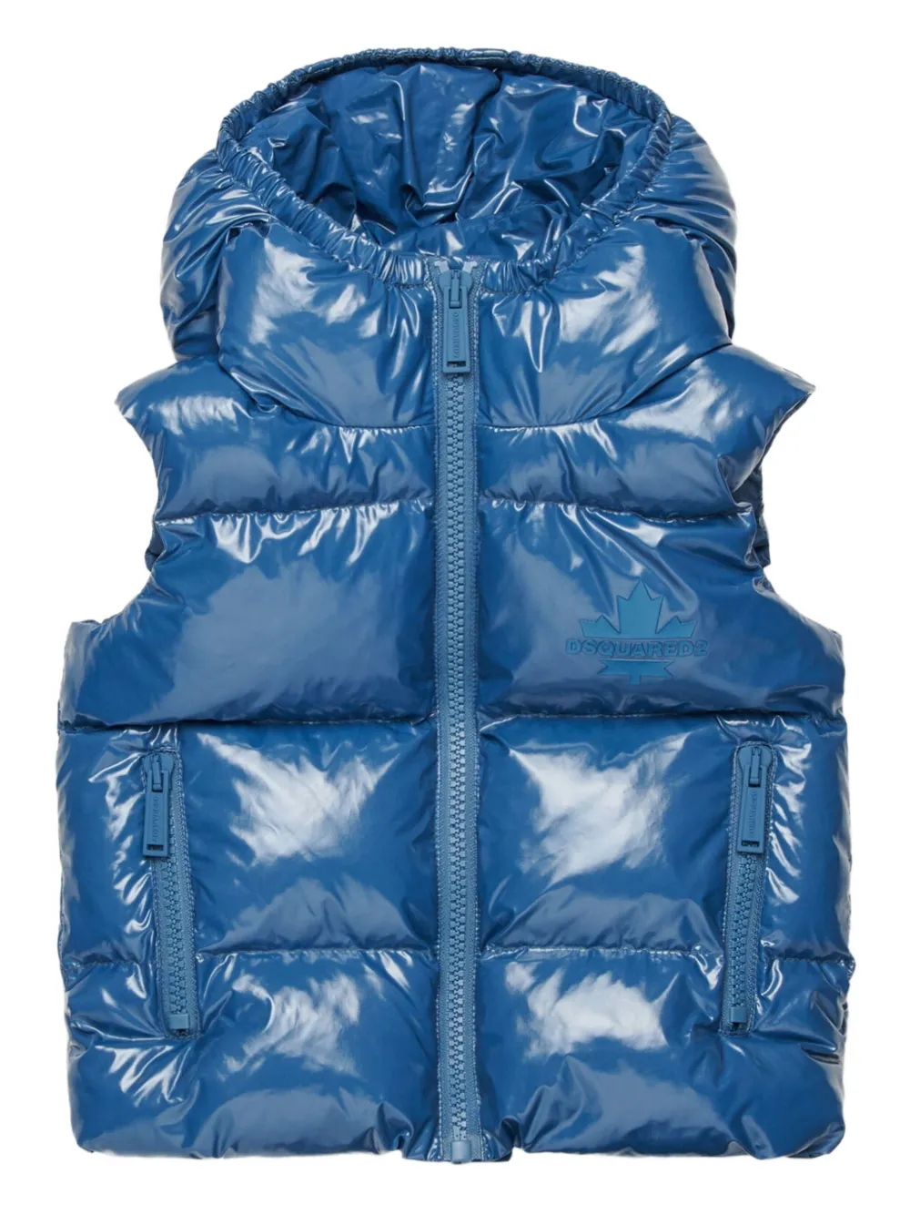 DSQUARED2 KIDS Bodywarmer met capuchon Blauw