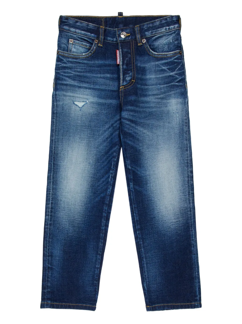 DSQUARED2 KIDS Straight jeans Blauw