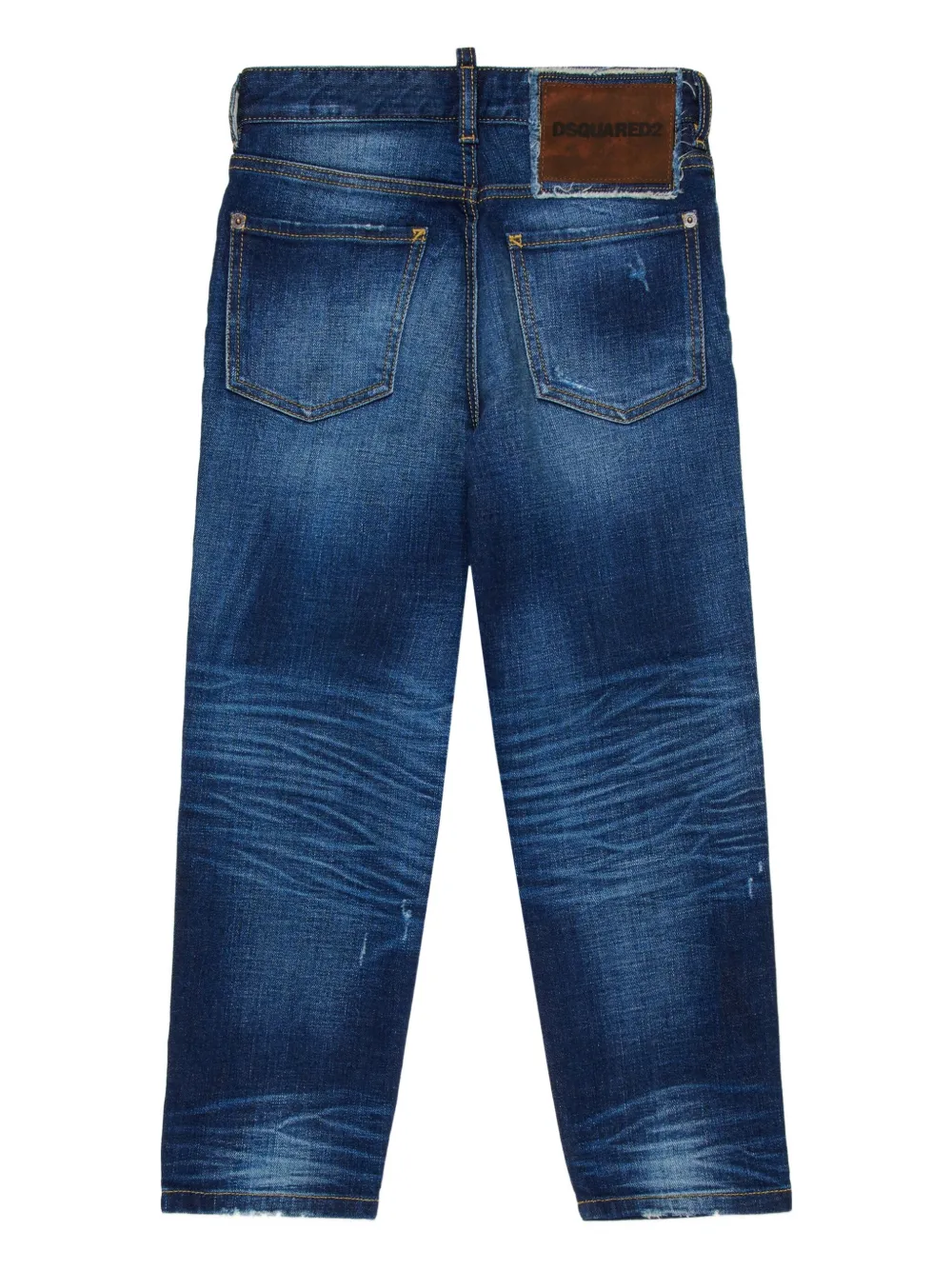 DSQUARED2 KIDS Straight jeans Blauw