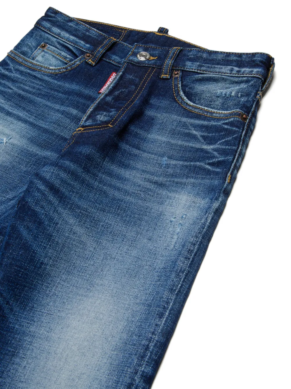 DSQUARED2 KIDS Straight jeans Blauw