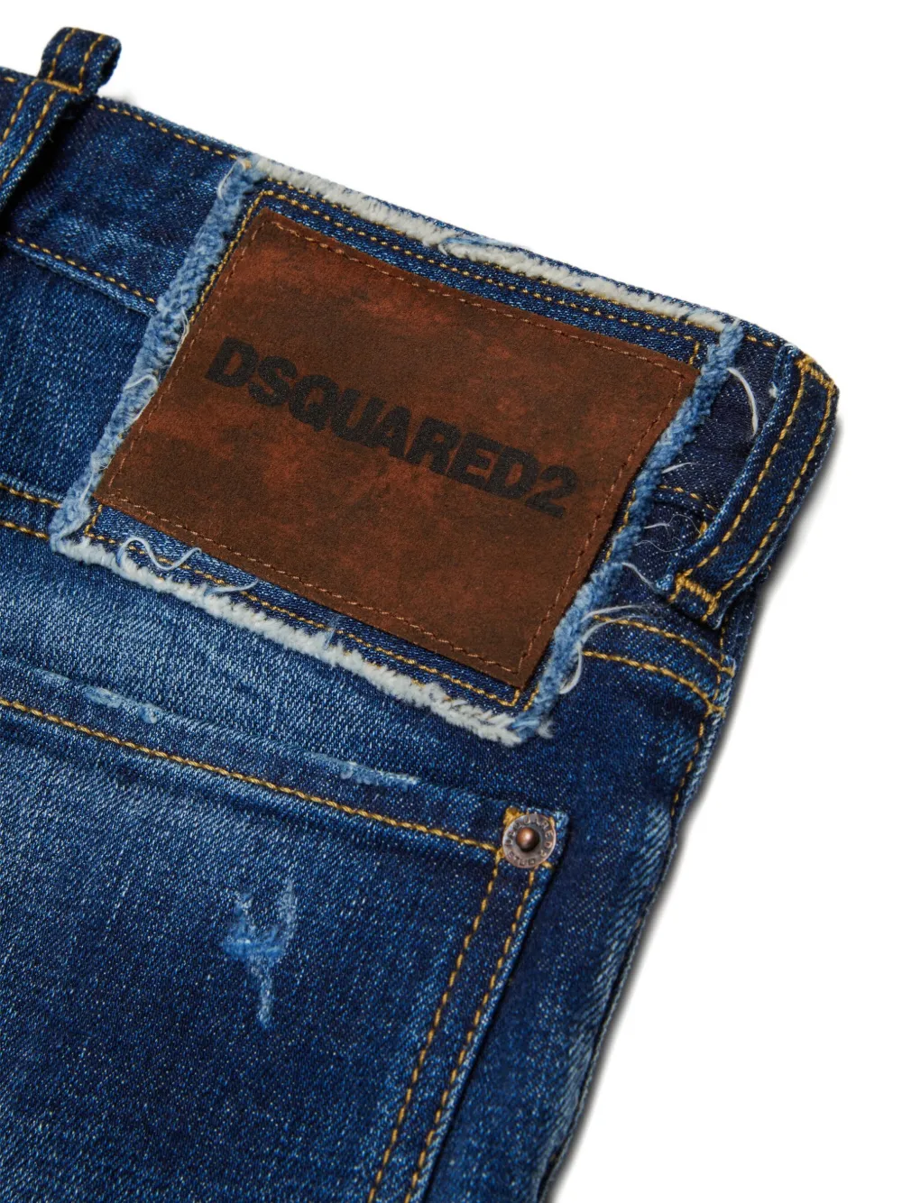 DSQUARED2 KIDS Straight jeans Blauw