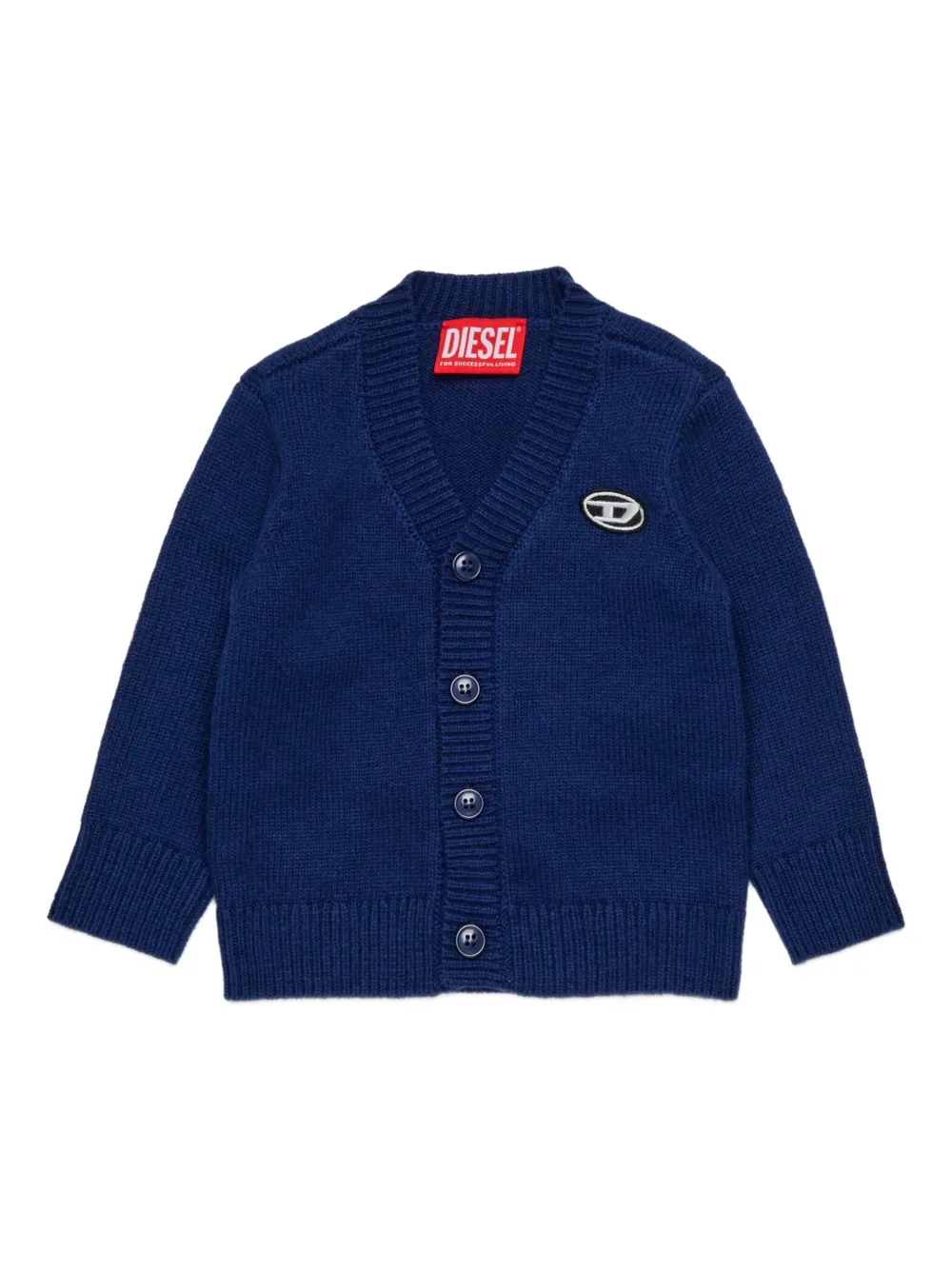 Diesel Kids Vest met geborduurd logo K851 BLUE