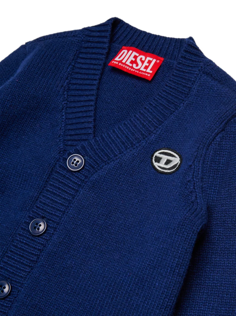 Diesel Kids Vest met geborduurd logo K851 BLUE