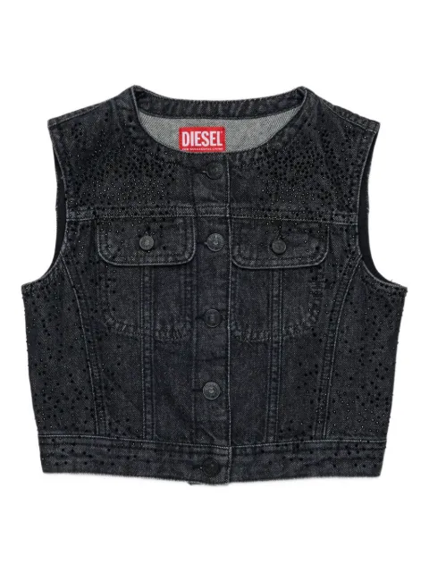 Diesel Kids denim waistcoat