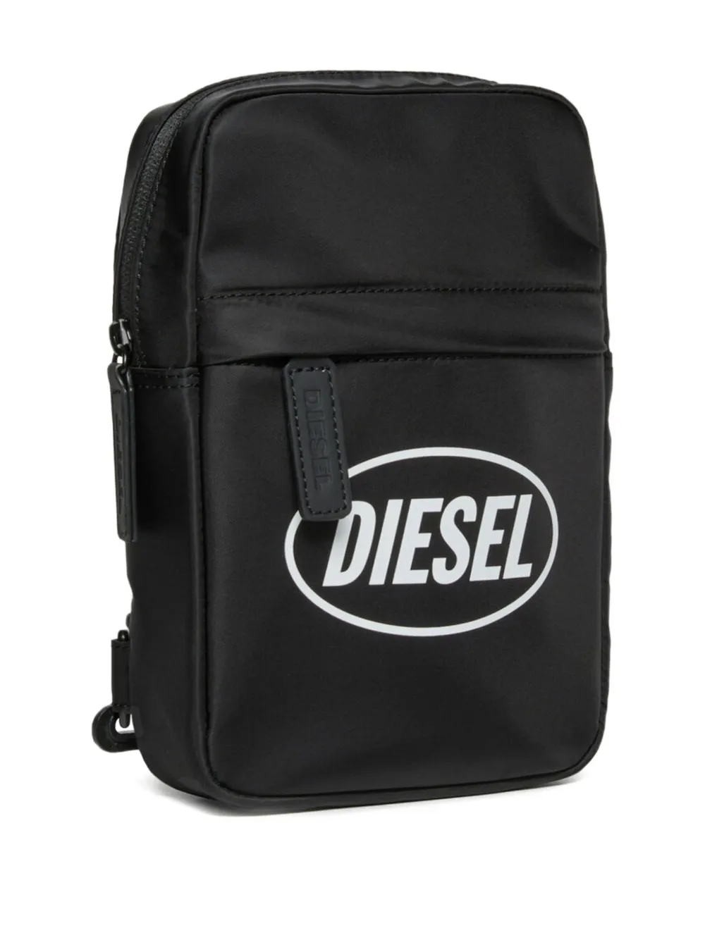 Diesel Kids Rugzak met logoprint Zwart