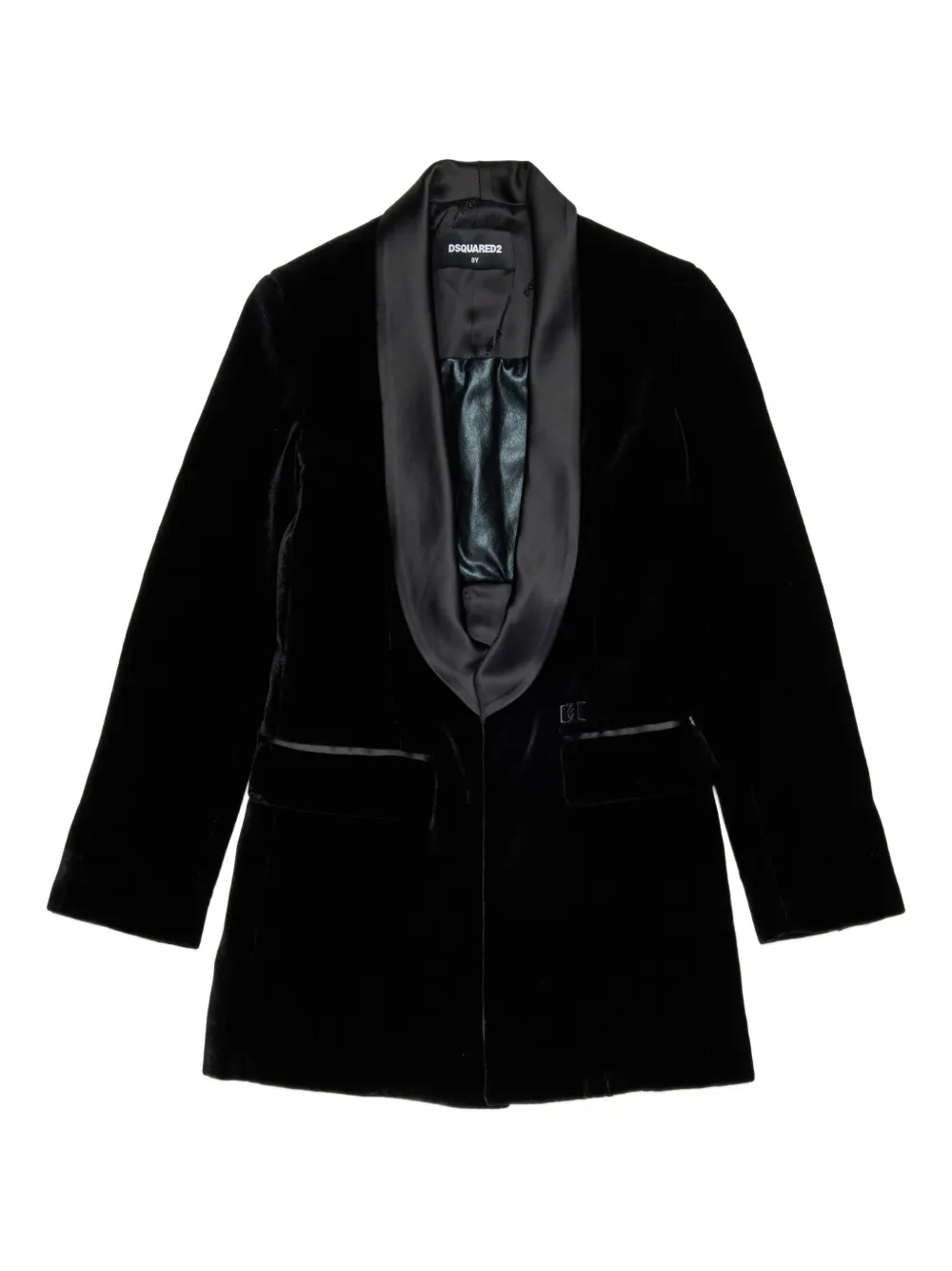 DSQUARED2 KIDS Blazer met enkele rij knopen Zwart