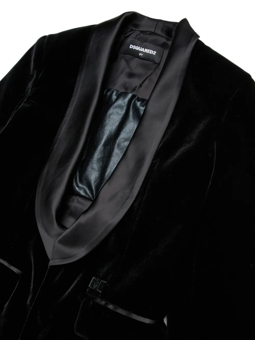 DSQUARED2 KIDS Blazer met enkele rij knopen Zwart