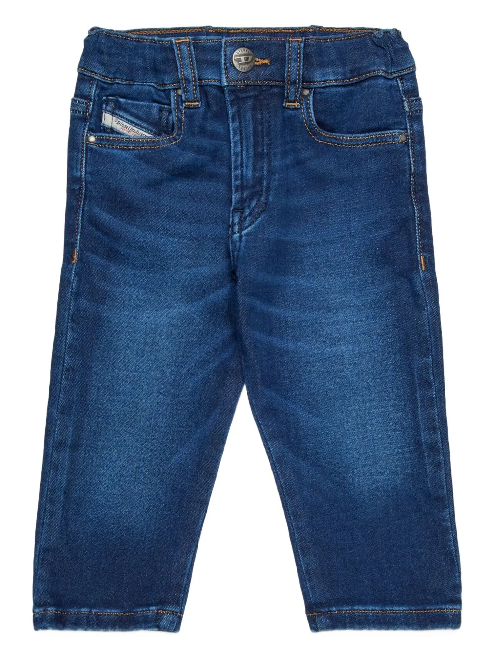 Diesel Kids Straight jeans Blauw