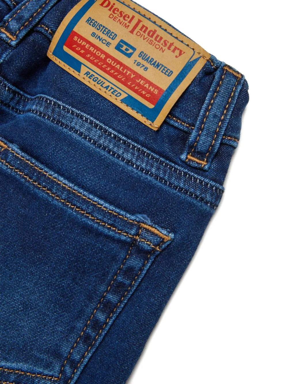 Diesel Kids Straight jeans Blauw