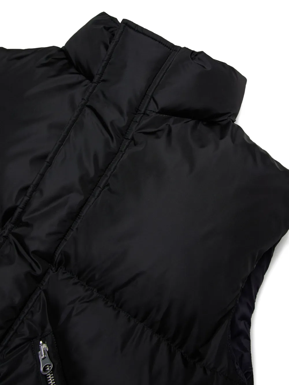 MM6 Maison Margiela Kids Bodywarmer met Numbers-patroon Zwart