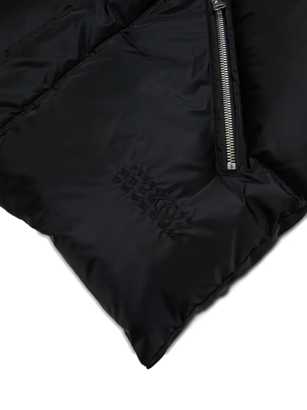 MM6 Maison Margiela Kids Bodywarmer met Numbers-patroon Zwart