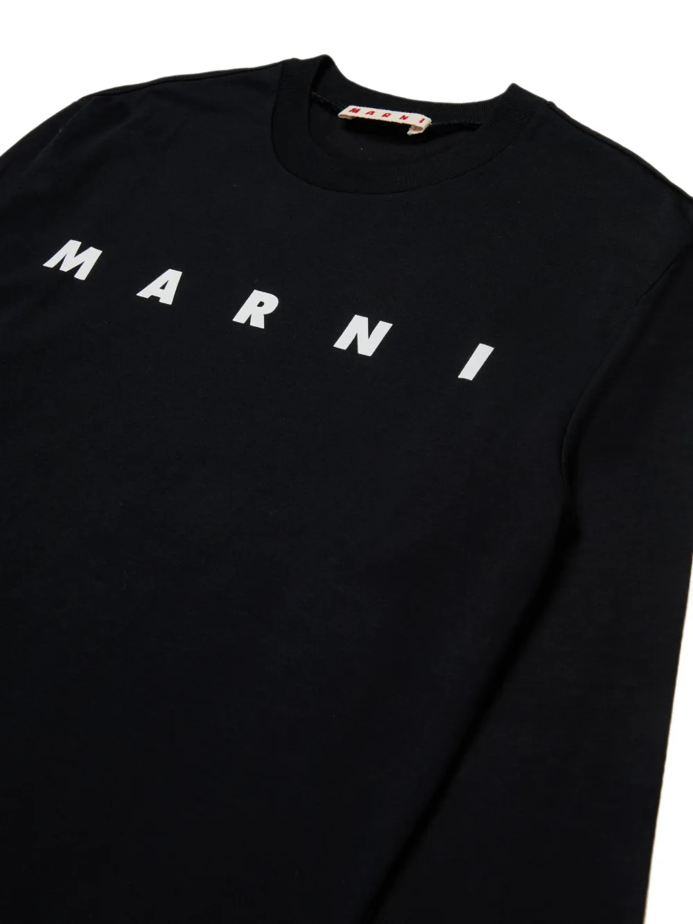 Marni Kids Katoenen T-shirt Zwart