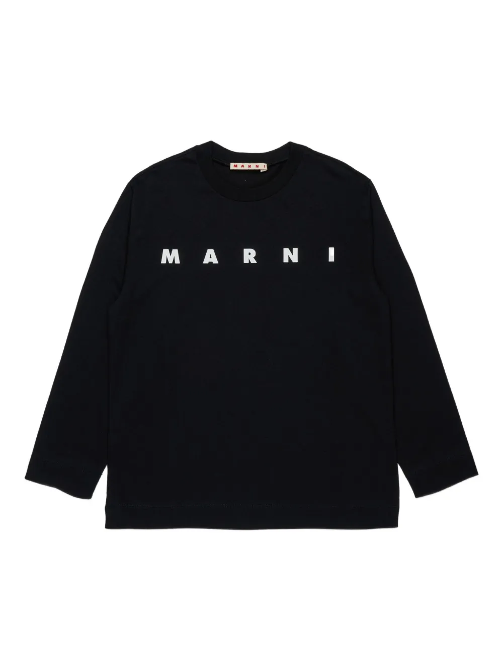 Marni Kids Katoenen T-shirt Zwart