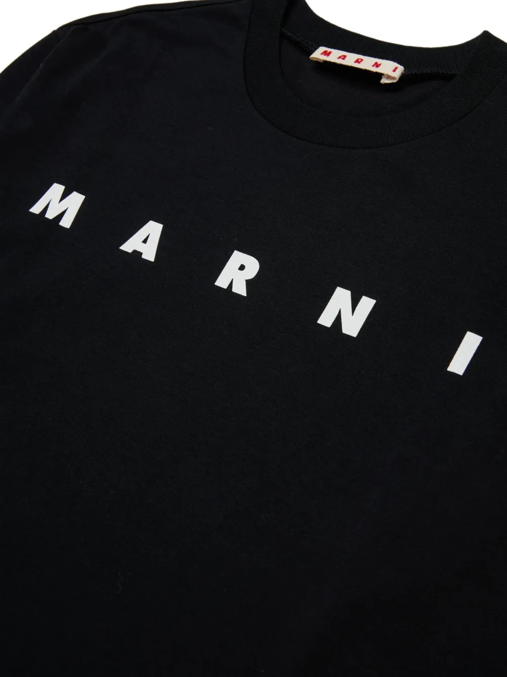 Marni Kids Katoenen T-shirt Zwart