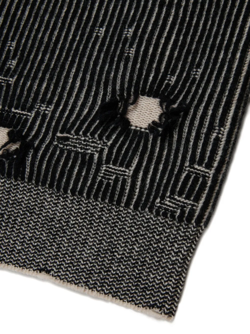 MM6 Maison Margiela Kids Wollen jurk met logopatch Zwart