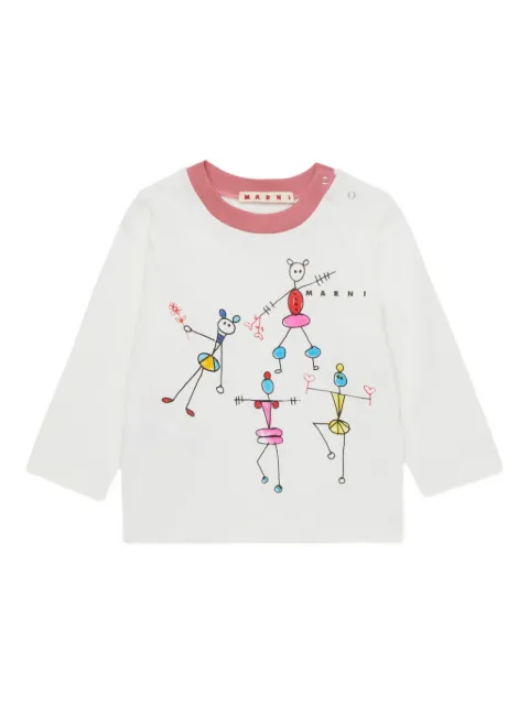 Marni Kids graphic-print T-shirt 