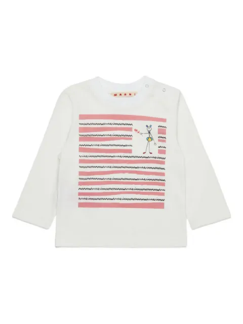 Marni Kids T-Shirt mit grafischem Print