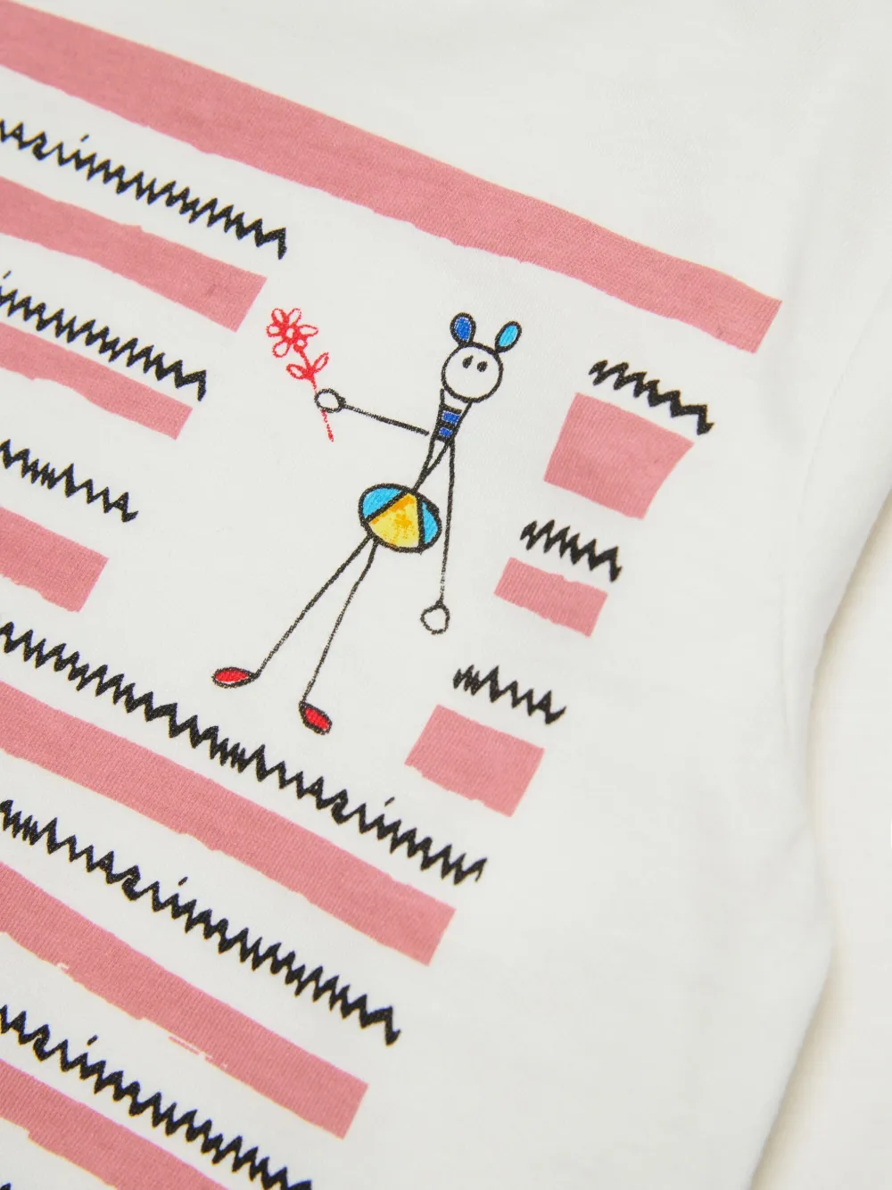 Marni Kids T-shirt met grafische print Wit