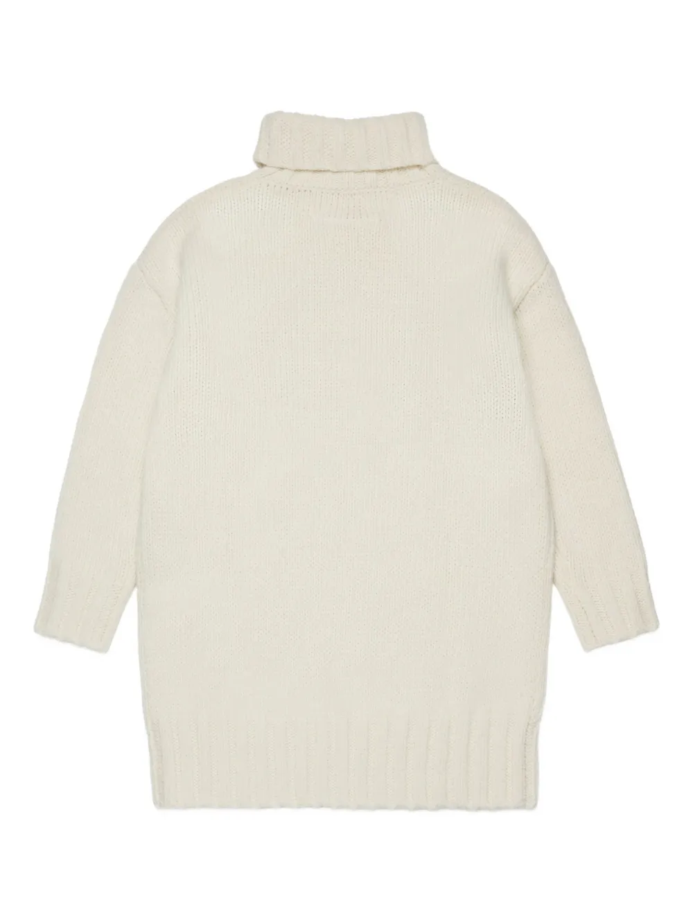 MM6 Maison Margiela Kids Numbers-motif turtleneck sweater Wit