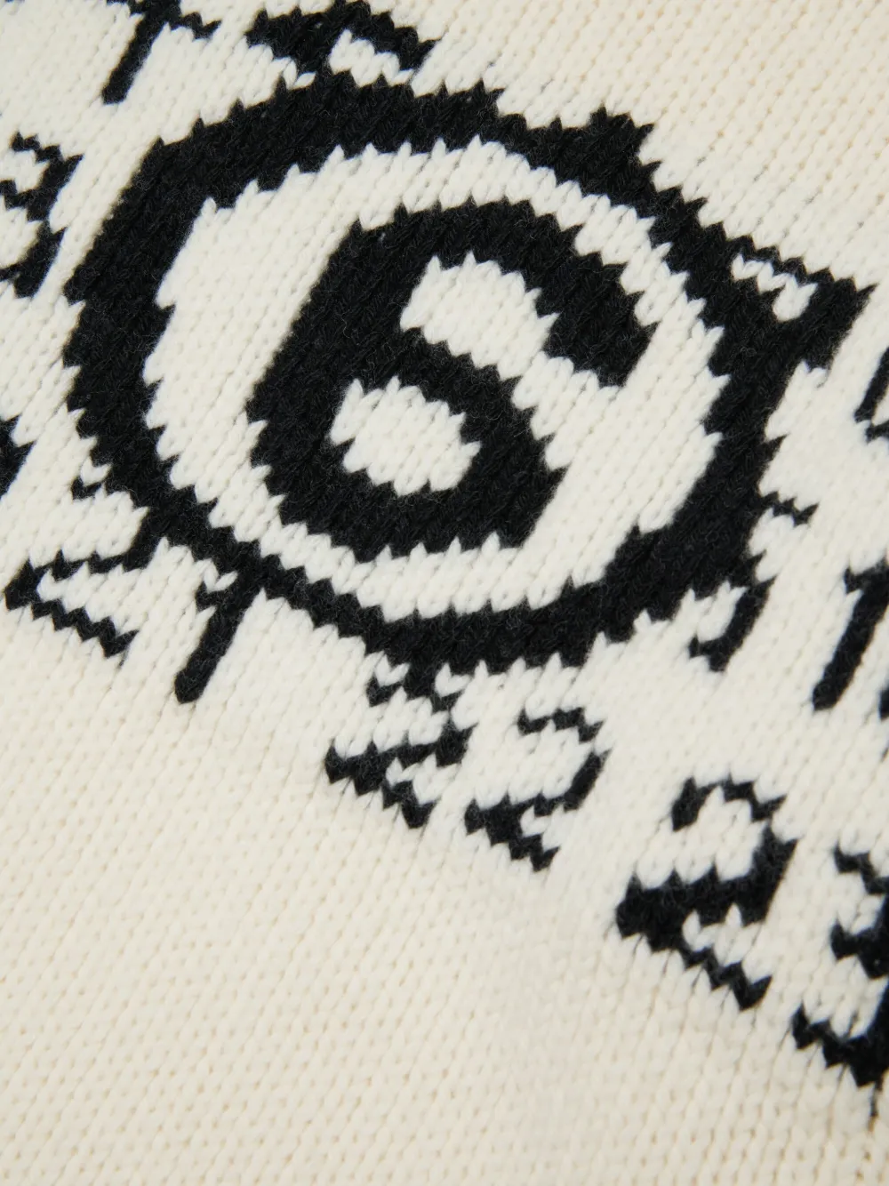 MM6 Maison Margiela Kids Numbers-motif turtleneck sweater Wit