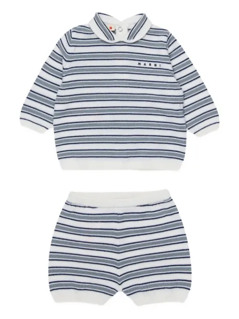 Marni Kids striped tracksuit set