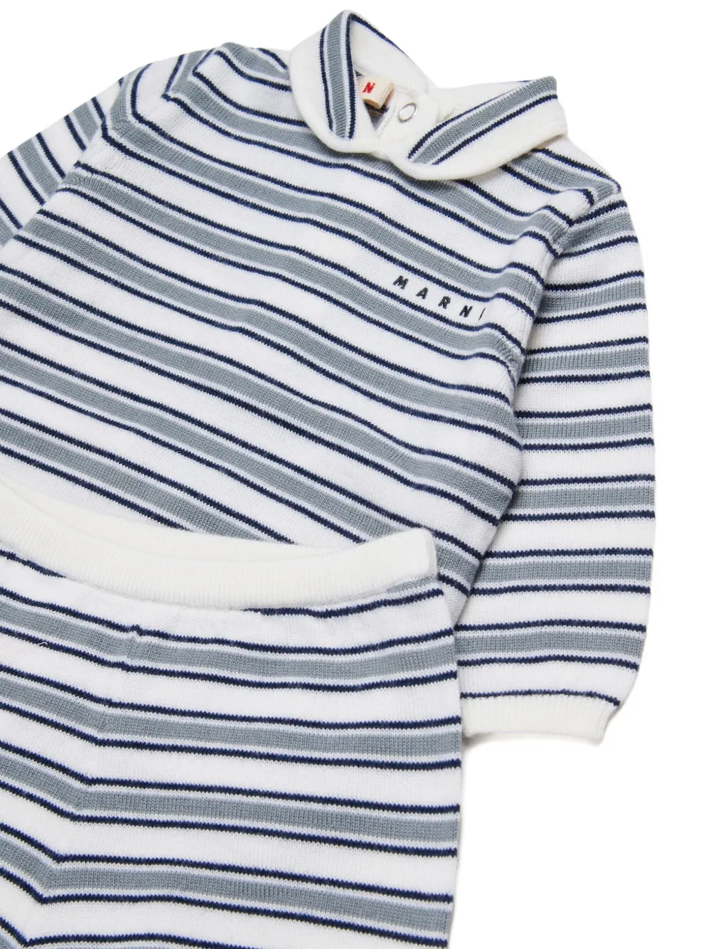 Marni Kids Gestreept trainingspak Wit