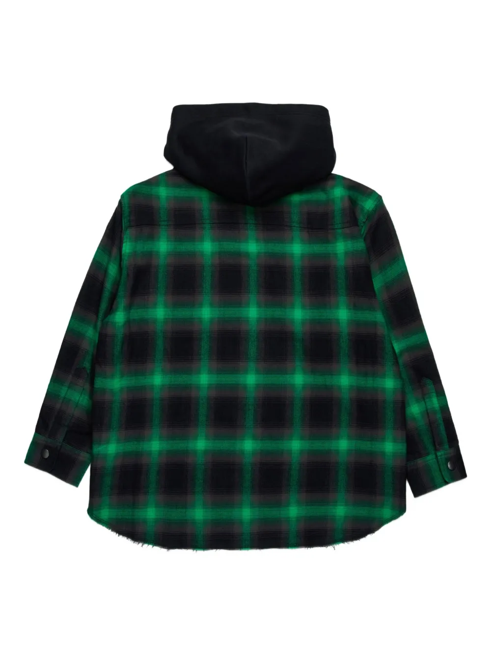 Nº21 Kids check-print hooded shirt | Boys Shirts | Image 2