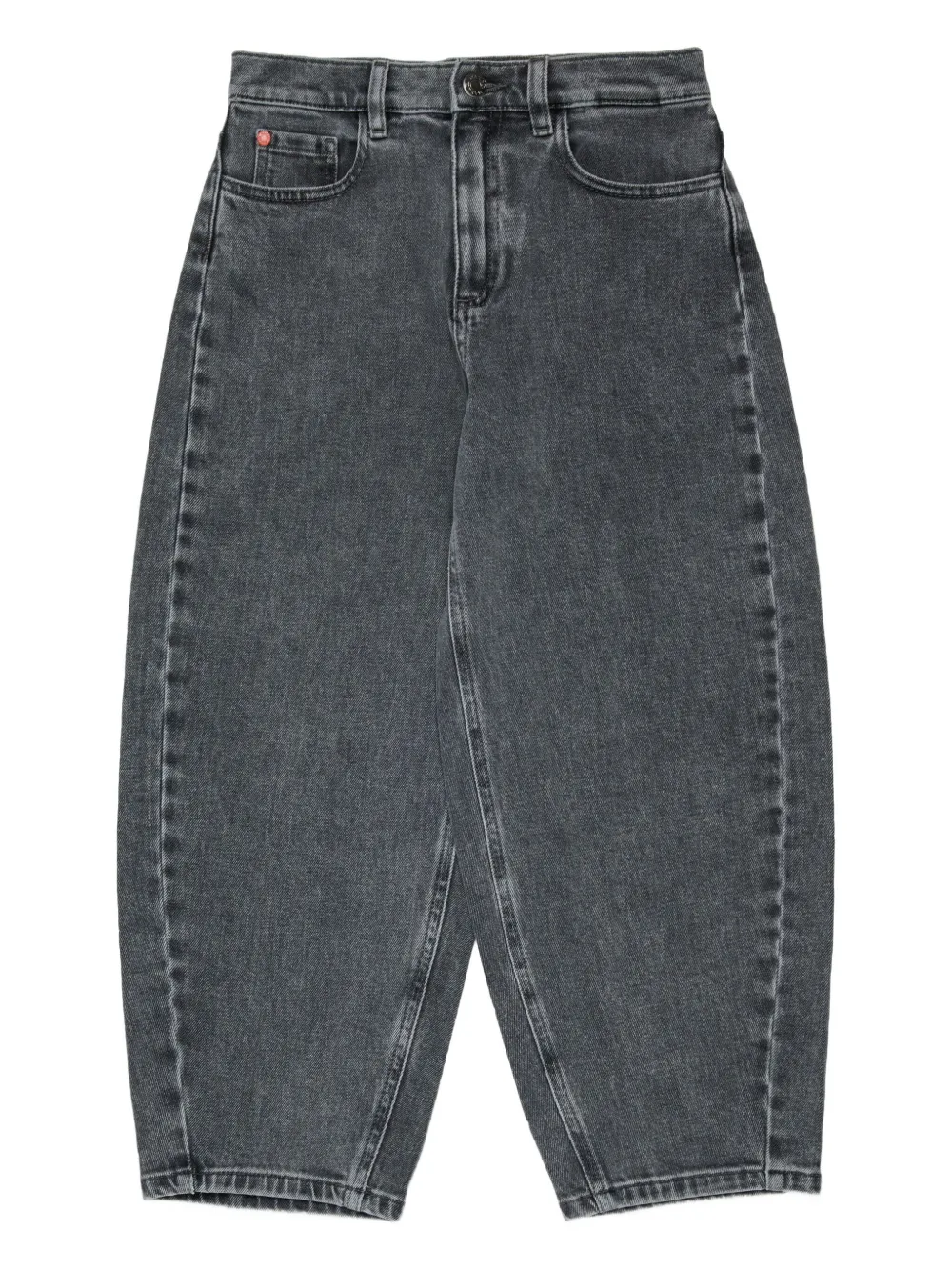 Max & Co Logo-patch Jeans In Black
