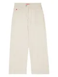 MAX&Co. Kids logo-patch jeans - White